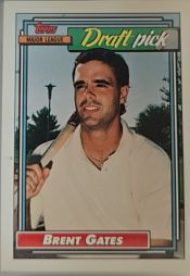 1992 Topps #216 Brent Gates — front