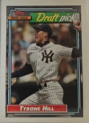 1992 Topps #444 Tyrone Hill — front