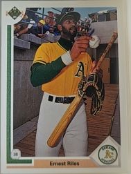 1991 Upper Deck #780 Ernest Riles — front