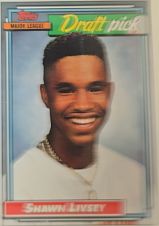 1992 Topps #124 Shawn Livsey — front