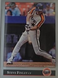 1992 Leaf #66 Steve Finley — front