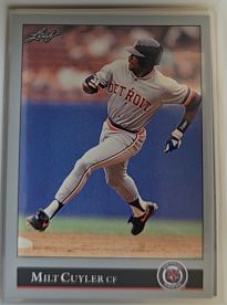1992 Leaf #75 Milt Cuyler — front