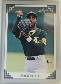 1991 Leaf #358 Ernest Riles — front