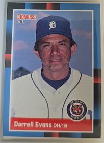 1988 Donruss #250 Darrell Evans — front