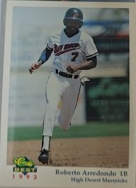 1992 Classic Best #7 Roberto Arredondo — front