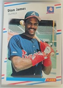 1988 Fleer #543 Dion James — front