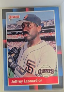 1988 Donruss #327 Jeffrey Leonard — front