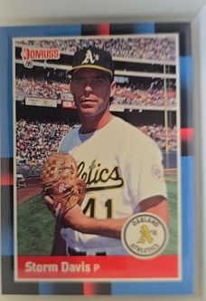 1988 Donruss #595 Storm Davis — front