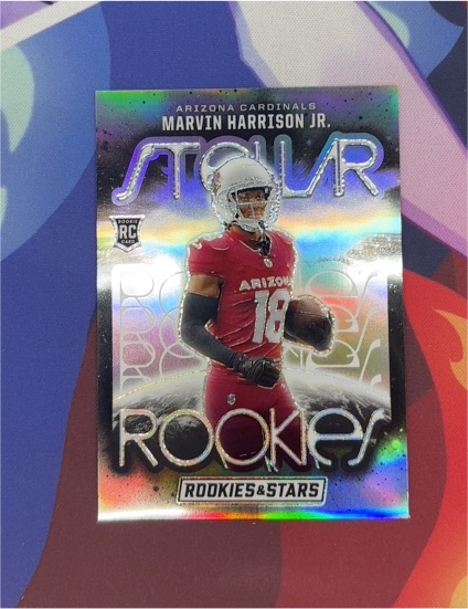 2024 Panini Rookies & Stars #SR-MHJ Marvin Harrison Jr. Stellar Rookies — front