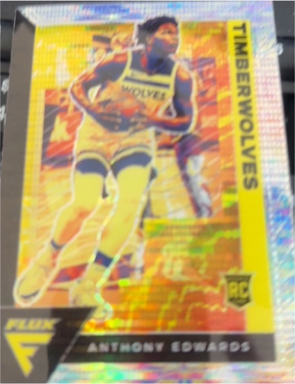 2020-21 Panini Flux #202 Anthony Edwards Rookie Card — front