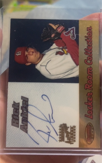 2000 Bowman's Best Locker Room Collection #LRCA7 Rick Ankiel — front