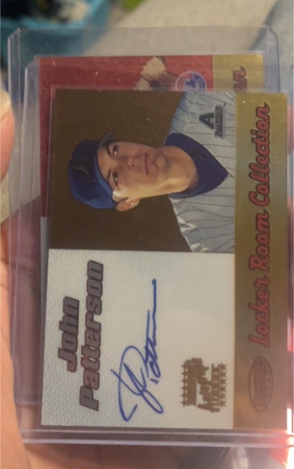 2000 Bowman's Best Locker Room Collection #LRCA5 John Patterson — front