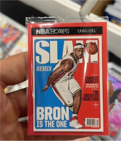 2020-21 Panini NBA Hoops #2 LeBron James Slam Cover Bron Is The One — front