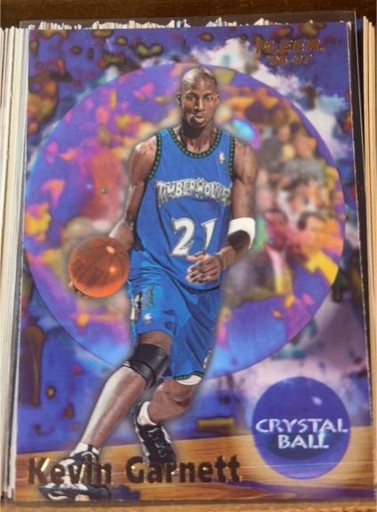 1996-97 Fleer Crystal Ball #269 Kevin Garnett — front