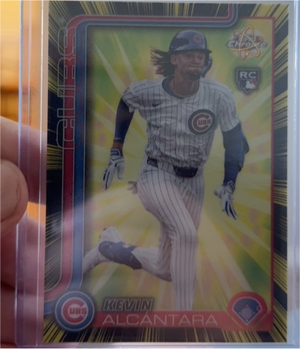 2025 Topps Chrome #RR-12 Kevin Alcantara Radiating Rookie — front
