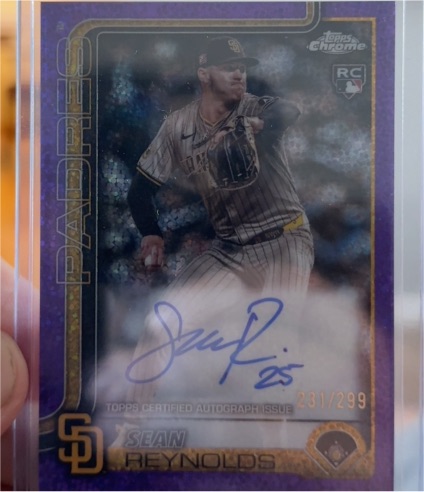 2025 Topps Chrome #RA-SR Sean Reynolds — front