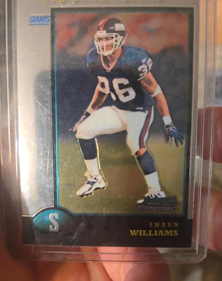 1998 Bowman Chrome #216 Shaun Williams — front