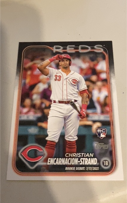 2024 Topps Update #US201 Christian Encarnacion-Strand — front
