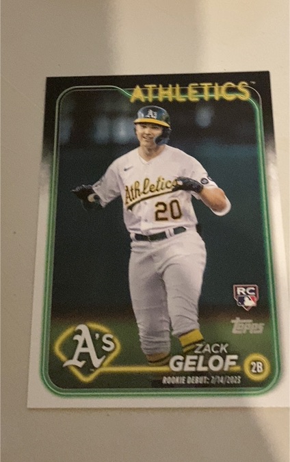 2024 Topps Update Series #US131 Zack Gelof — front