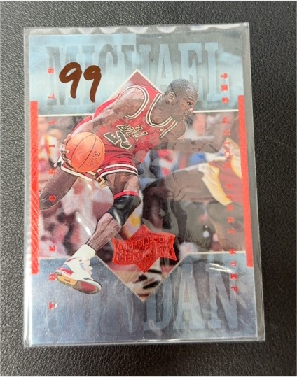 1999 Upper Deck Athlete of the Century #37 Michael Jordan — front