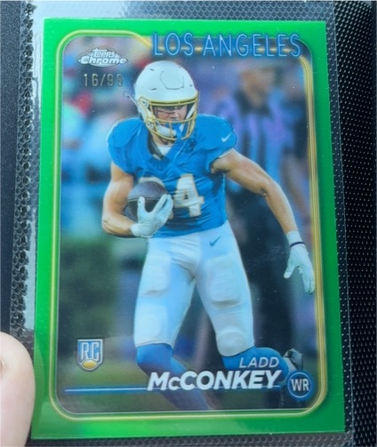 2024 Topps Chrome #212 Ladd McConkey — front