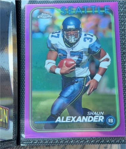 2024 Topps Chrome #183 Shaun Alexander — front