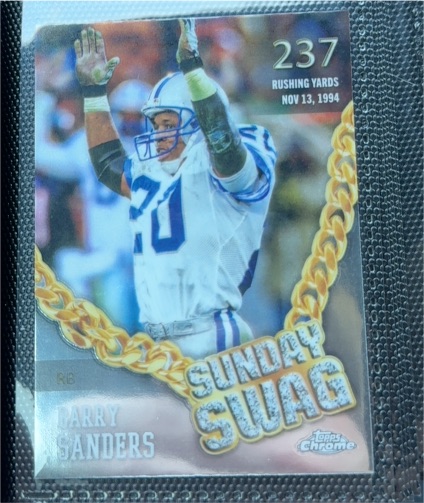 2024 Topps Chrome #SS-15 Barry Sanders Sunday Swag — front