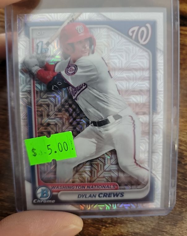 2024 Bowman Chrome #BCP-23 Dylan Crews — front