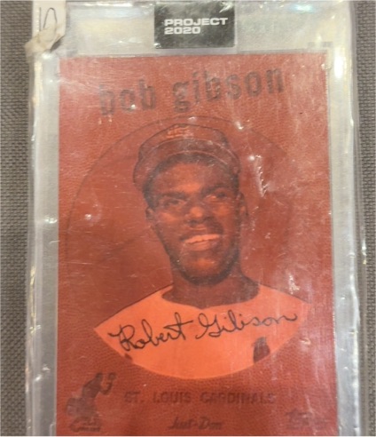 2020 Topps Project 2020 #163 Bob Gibson by Don C — front