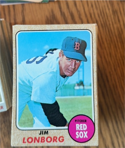 1968 Topps #460 Jim Lonborg — front