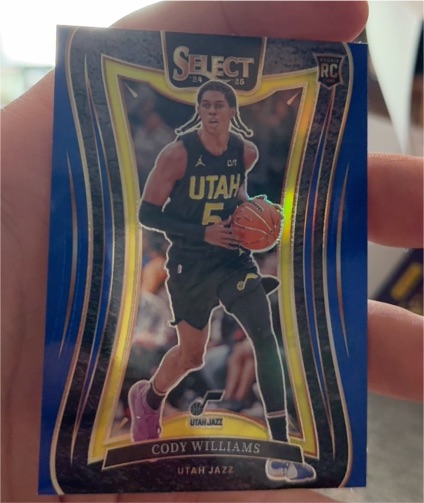 2024-25 Panini Select #394 Cody Williams — front