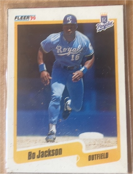 1990 Fleer #C-15 Bo Jackson — front