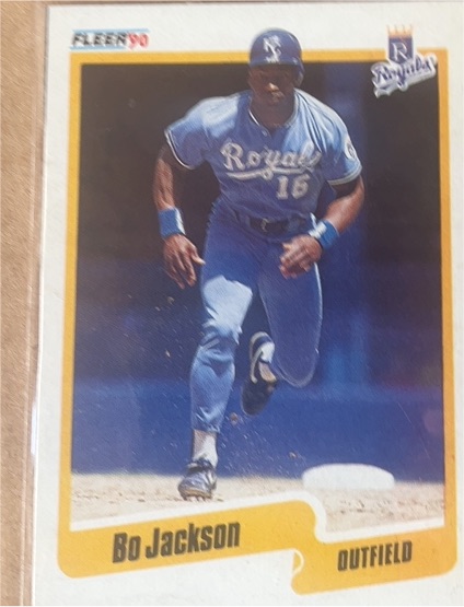 1990 Fleer Box Bottom #C-15 Bo Jackson — front