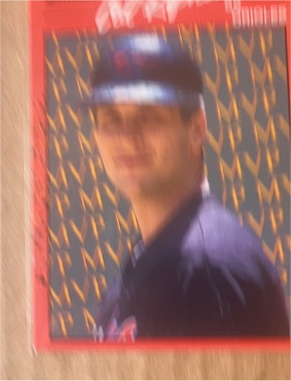 1991 Single Baseball Card — front