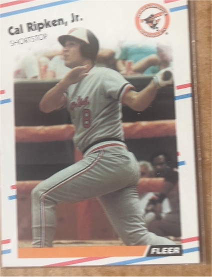 1988 Fleer #570 Cal Ripken, Jr. — front