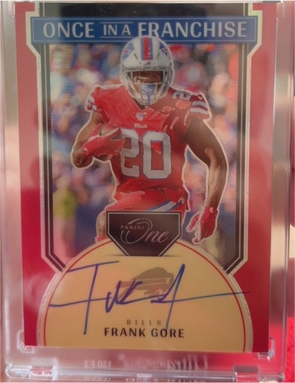 2024 Panini One Once In A Franchise # Frank Gore — front