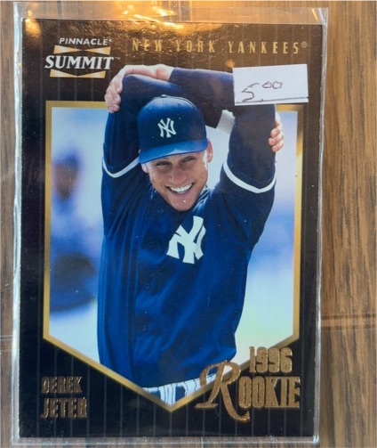 1996 Pinnacle Summit #171 Derek Jeter Rookie — front