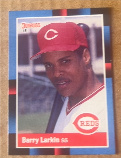 1988 Donruss #492 Barry Larkin — front