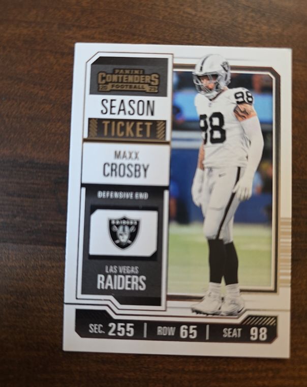 2023 Panini Contenders Season Ticket #56 Maxx Crosby — front