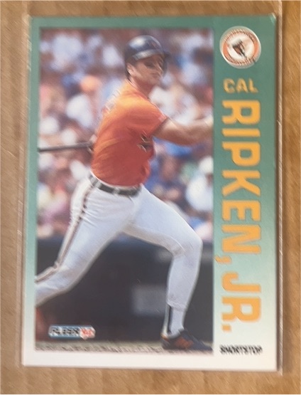 1992 Fleer #26 Cal Ripken Jr. — front