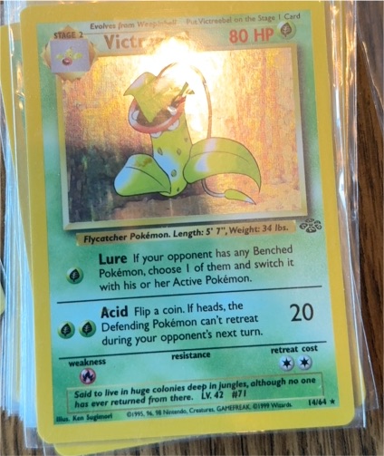 1999 Pokémon Jungle #14 Victreebel — front