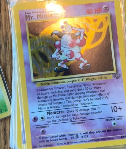 1999 Pokemon Jungle #6 Mr. Mime — front