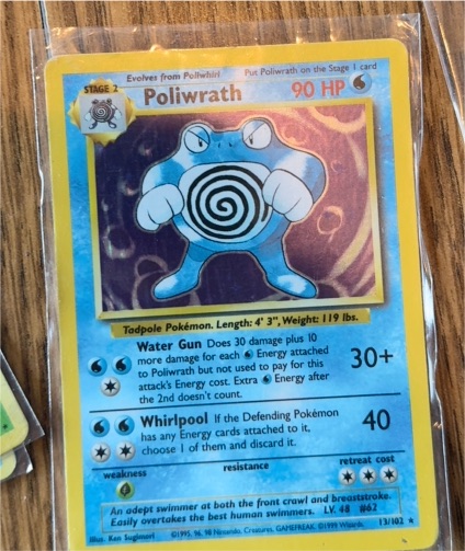 1999 Pokémon Base Set #13 Poliwrath — front