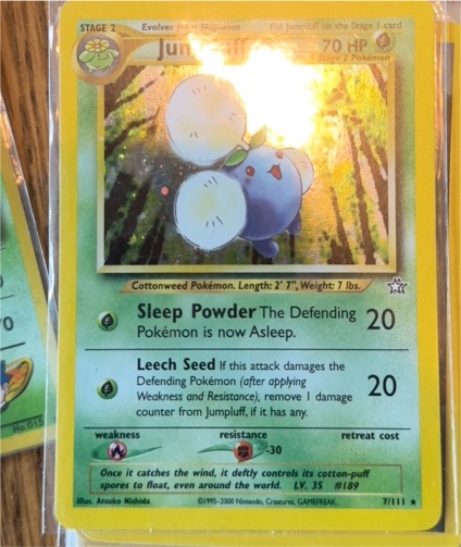 2000 Pokémon Neo Genesis #7 Jumpluff — front