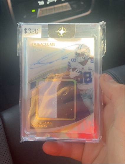 2021 Panini Immaculate #6/10 CeeDee Lamb — front