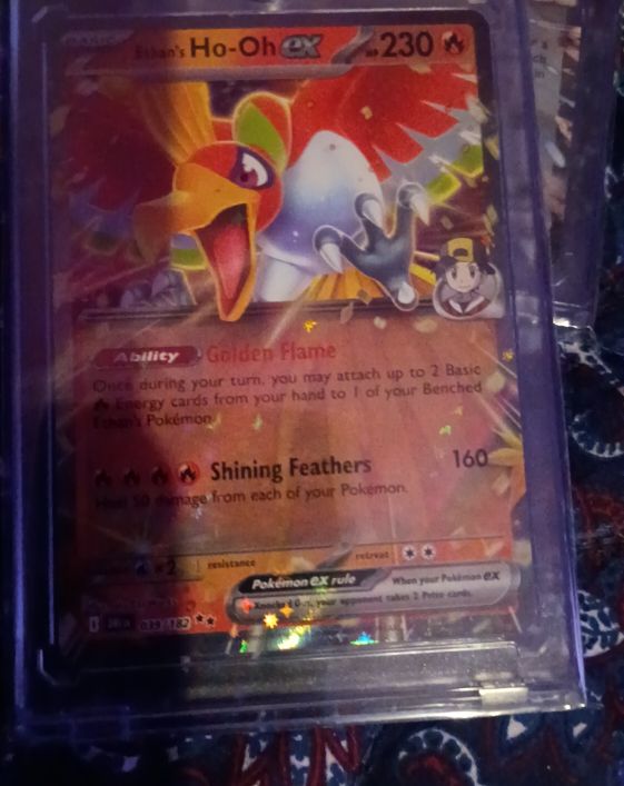 2025 Pokémon TCG SV10: Destined Rivals #039 Ethan's Ho-Oh ex — front