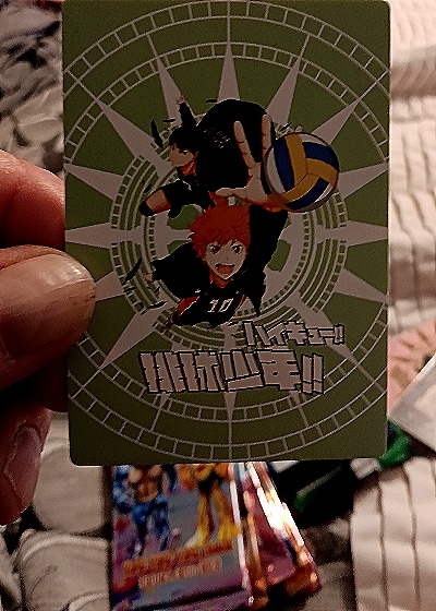 Haikyuu!! SP Card Shoyo Hinata — back