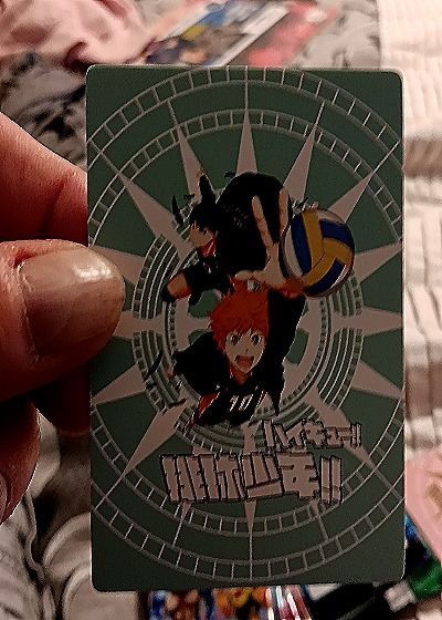 Haikyuu!! SSR Card Bandai — back