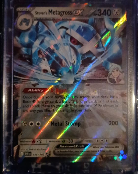 2025 Pokémon TCG SV10: Destined Rivals #145 Steven's Metagross ex — front
