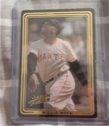 1992 Action Packed #14 Willie Mays — front